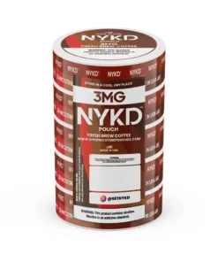NYKD FRESH BREW COFFEE NICOTINE POUCHES 5