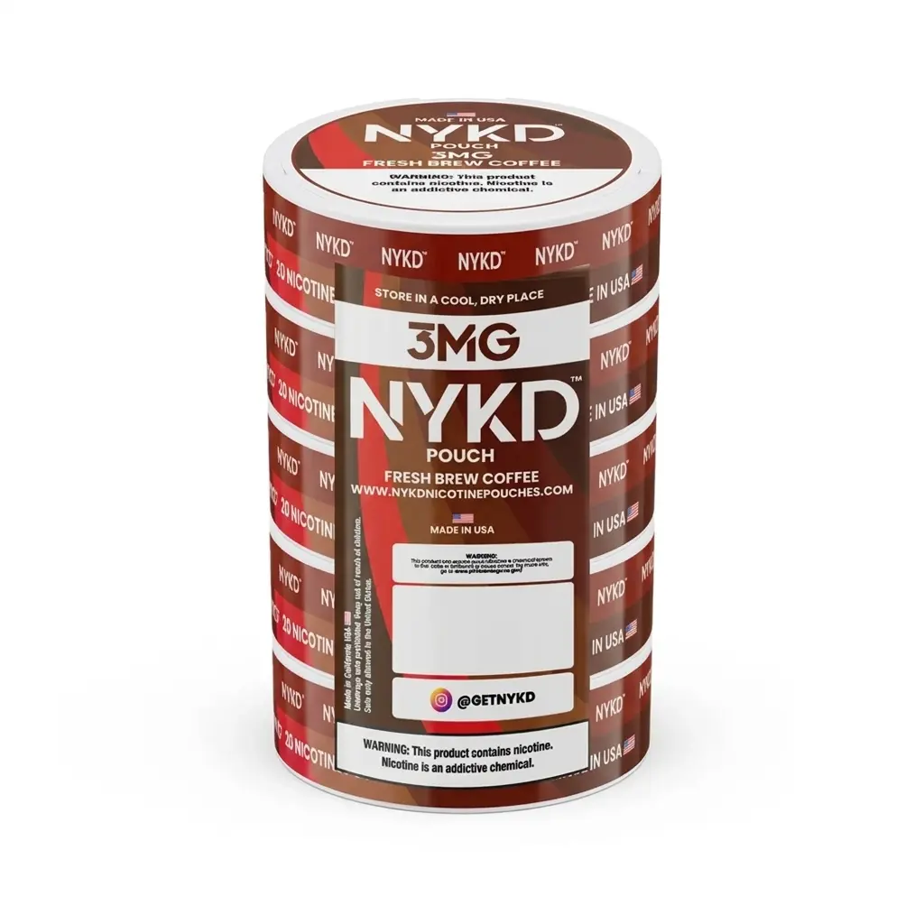 NYKD FRESH BREW COFFEE NICOTINE POUCHES 5